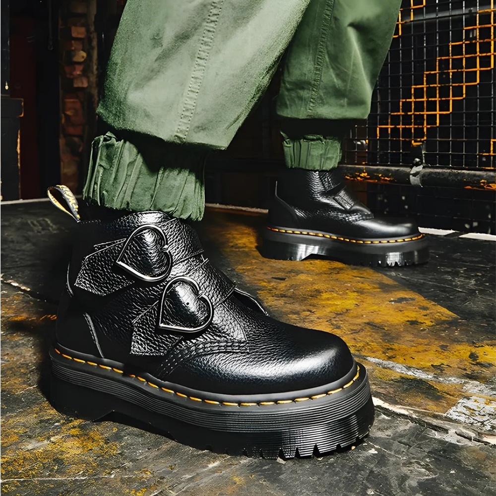 Dr. Martens Platform Buckle Boot